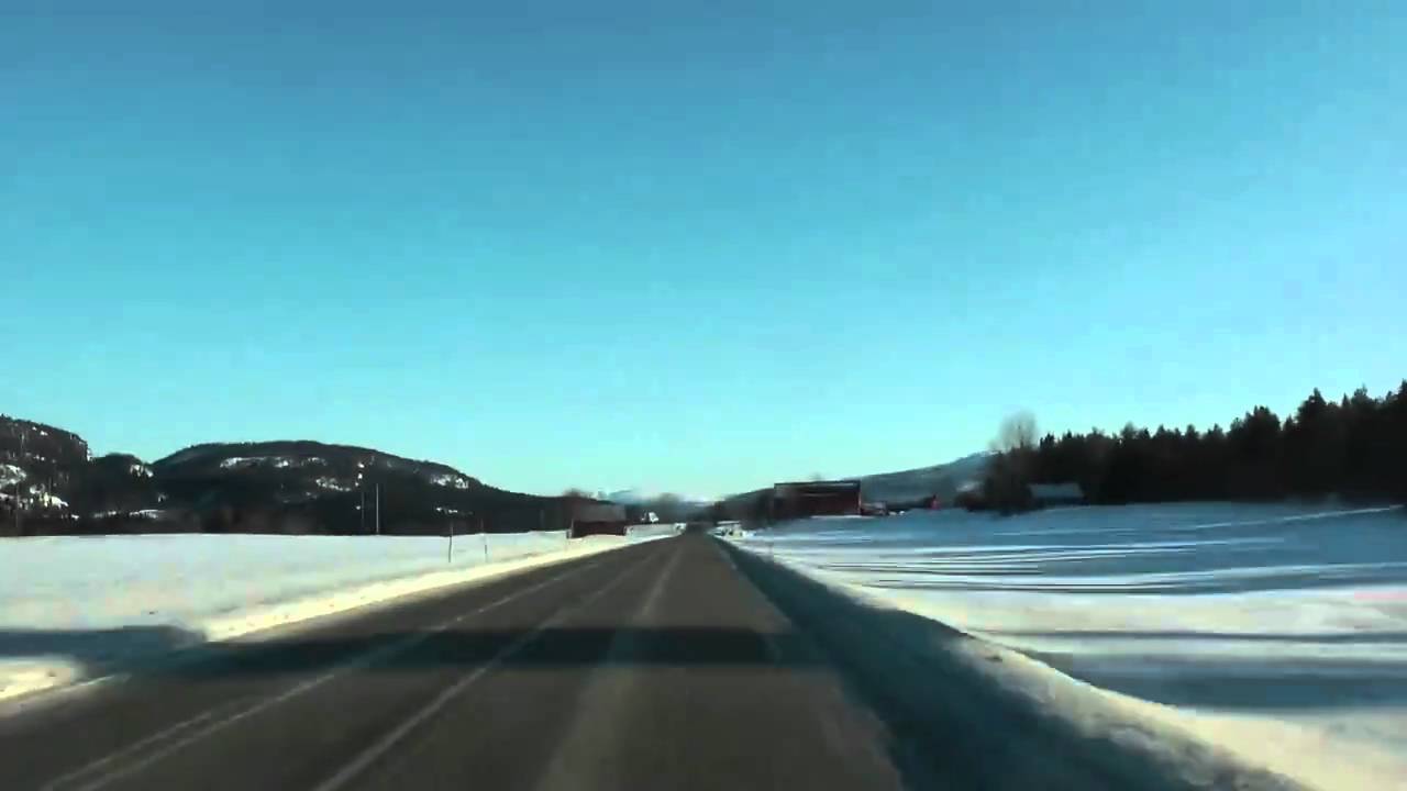 Namsos - Overhalla - Høylandet - Kongsmoen i 264 km/t
