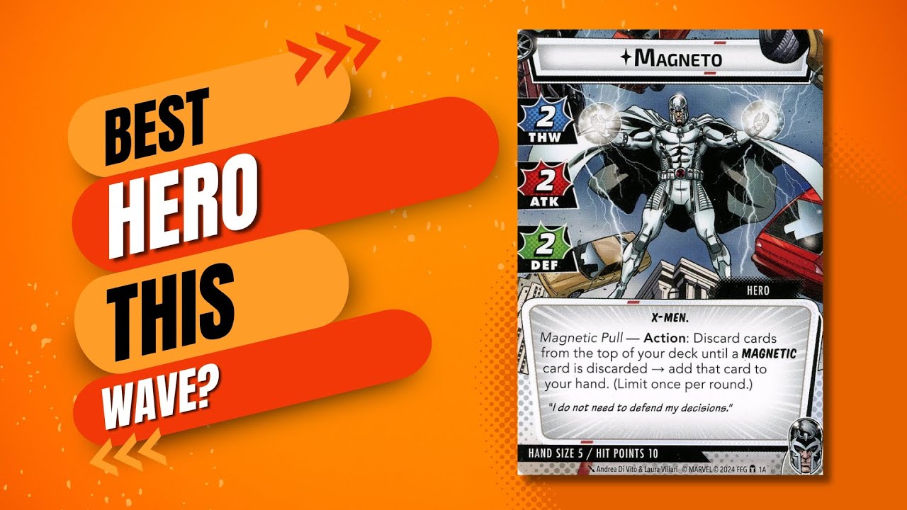 Magneto Review - Is He The Best Hero This Wave for Marvel Champions?