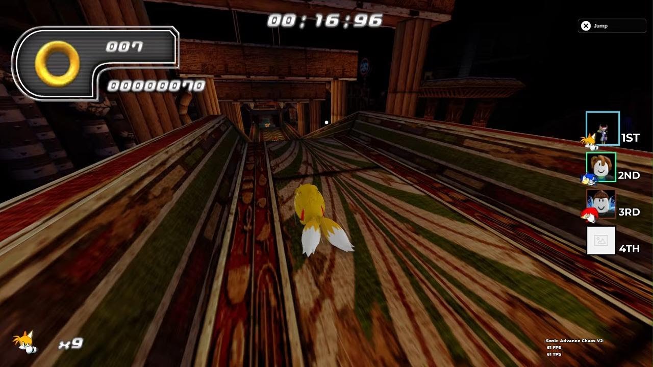 Sonic advance chaos V2 race