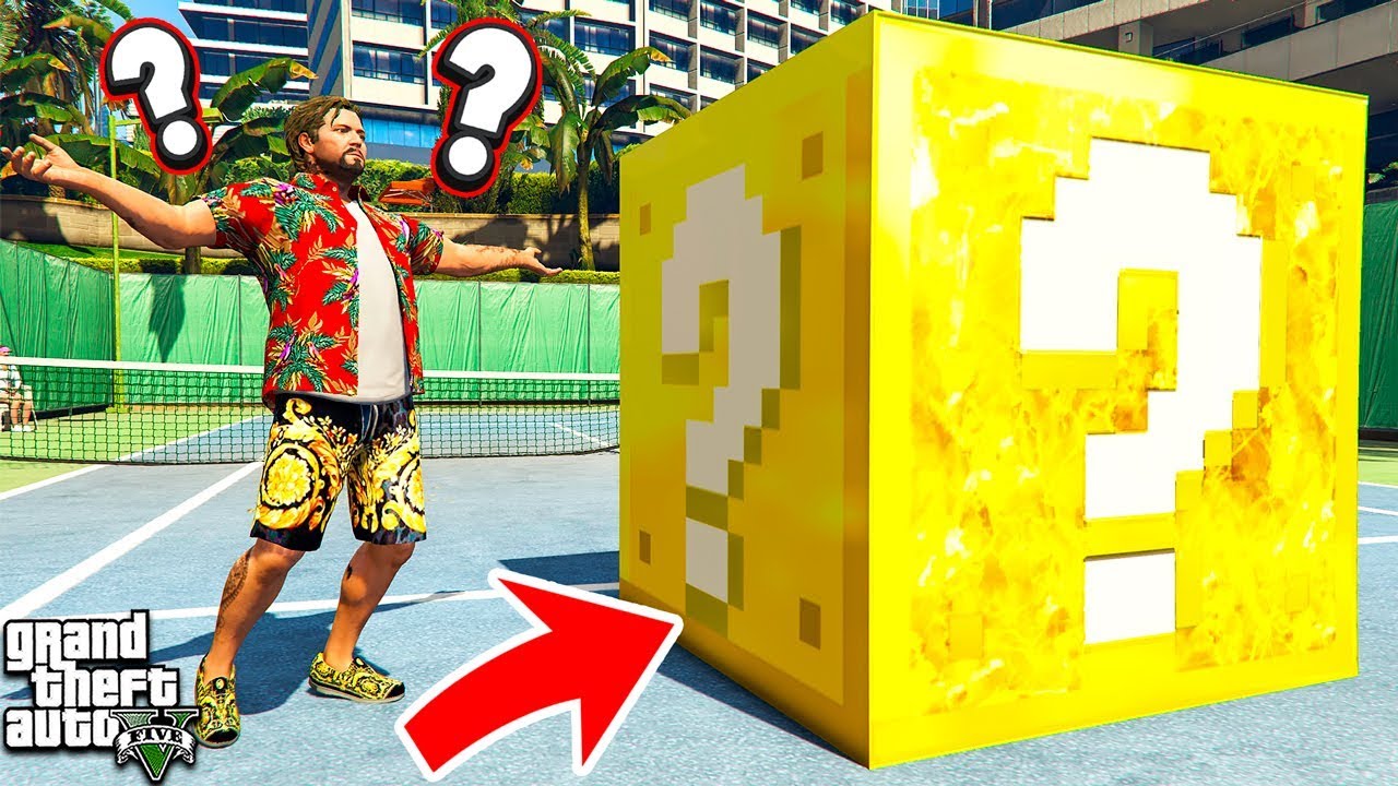 ОТКРЫВАЮ ЛАКИ БЛОКИ ИЗ МАЙНКРАФТА В ГТА 5 МОДЫ! LUCKY BLOCKS ОБЗОР МОДА В GTA 5! ИГРЫ ГТА ВИДЕО MODS