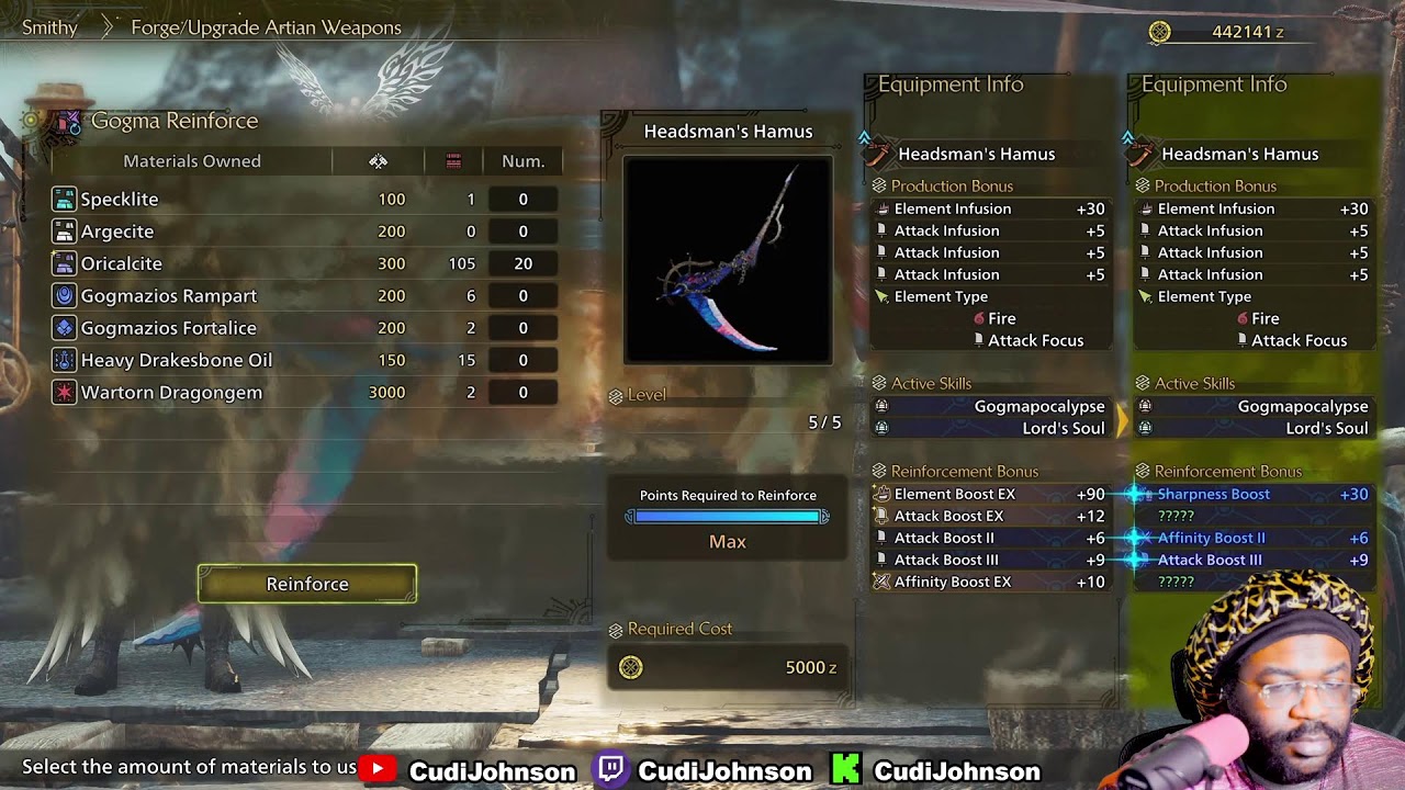 Getting God Rolls On Gogmazios  - Monsters Hunters Wilds Stream