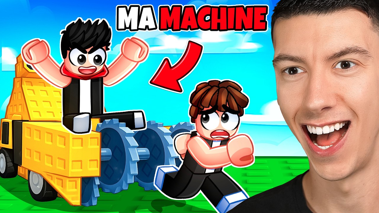 CONSTRUIRE UNE MACHINE POUR ÉCRASER DES CHOSES DANS ROBLOX...