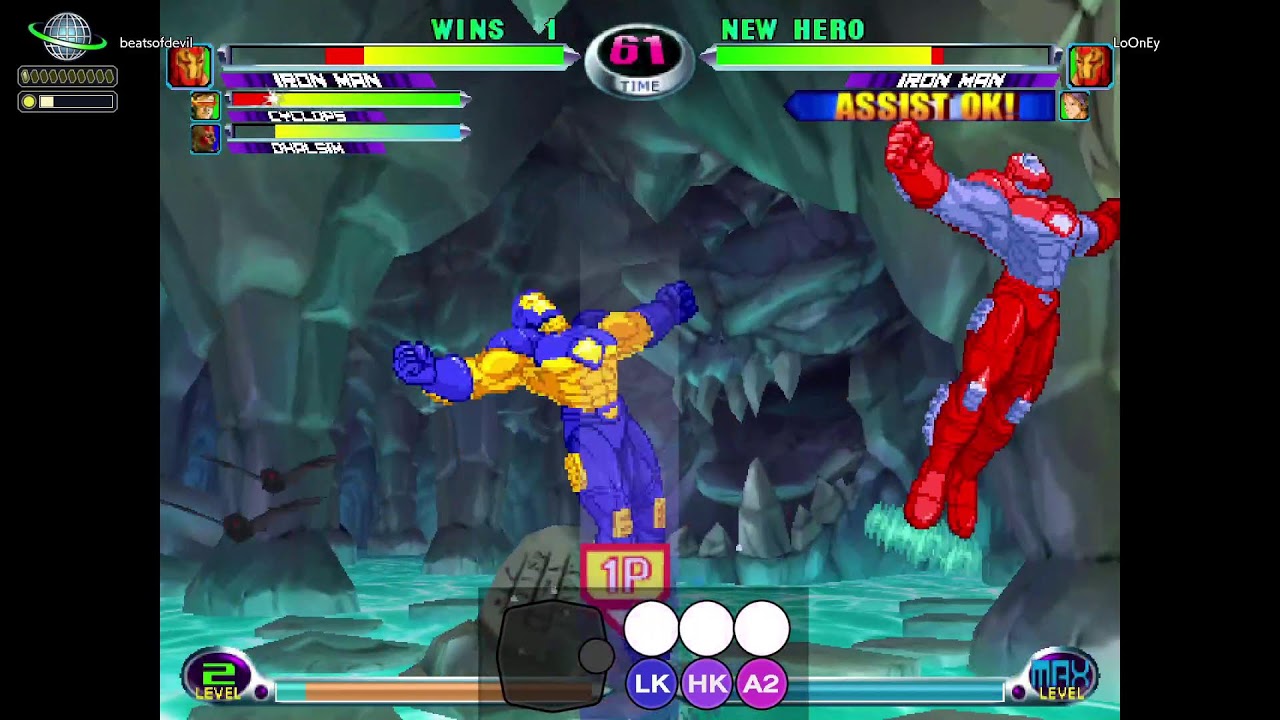 MvC2 Dhalsim Online ranked and labbing