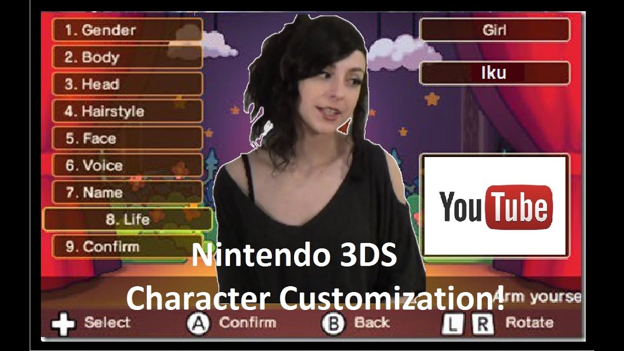 Iku's Top 5 Favorite 3DS Games W/ Character Customization