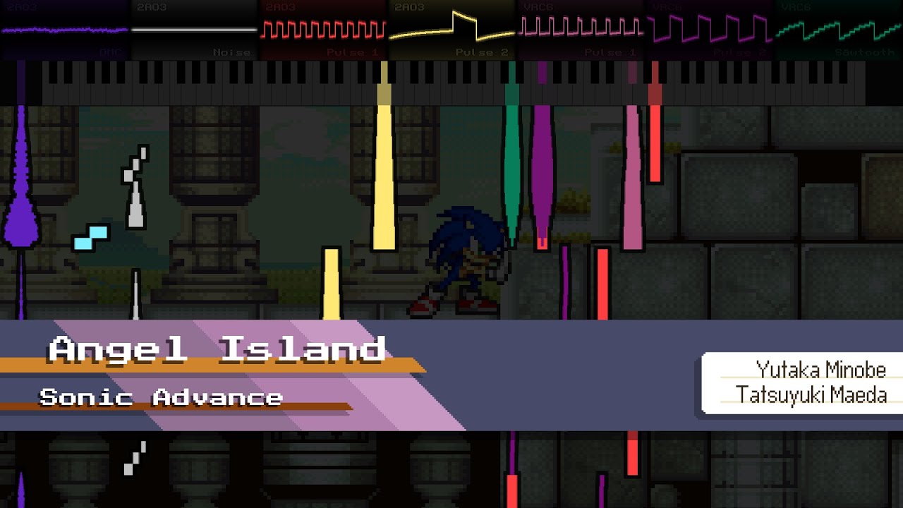 Sonic Advance - Angel Island [2A03 + VRC6] | Dn-FamiTracker Cover