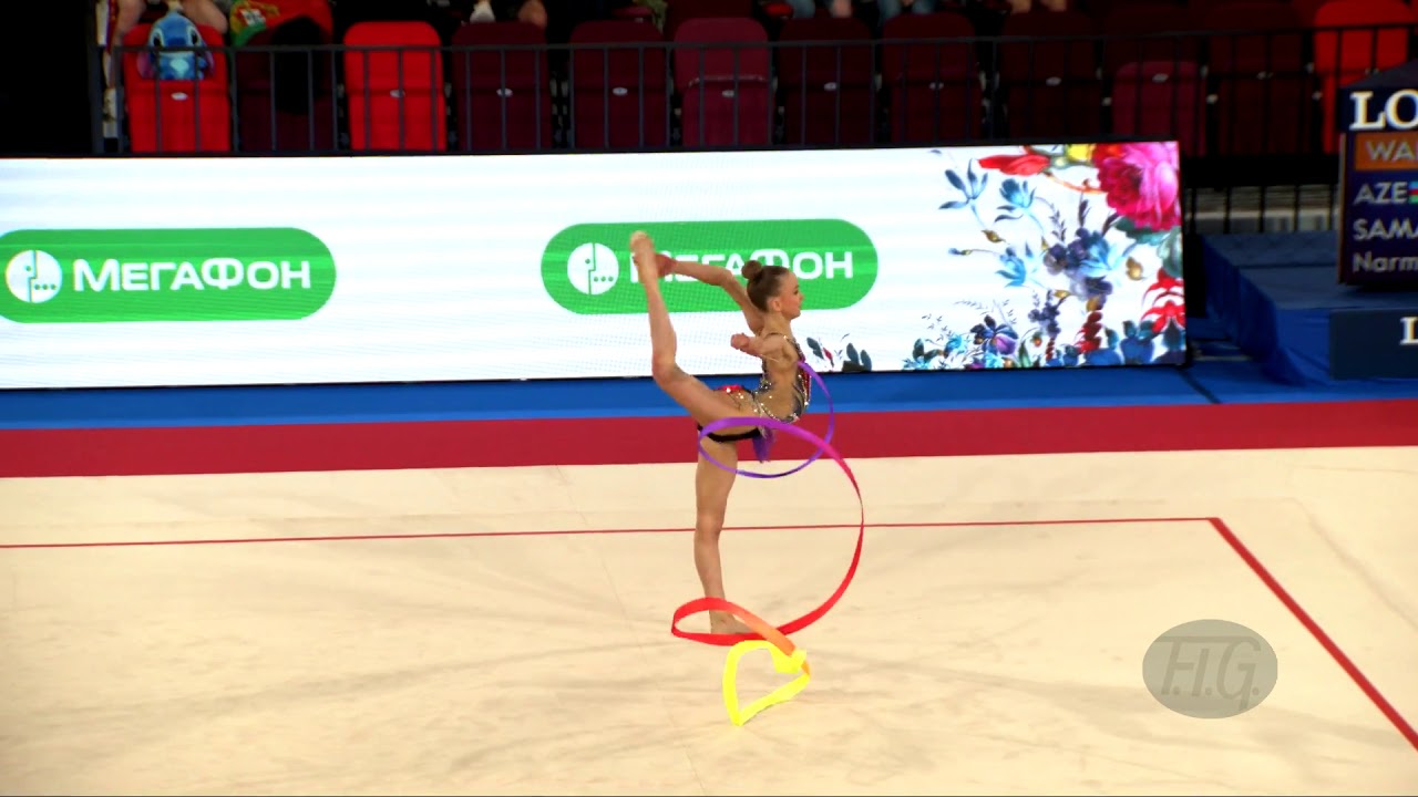 BROEDELET Saskia (AUS) - 2019 Rhythmic Junior Worlds, Moscow (RUS) - Qualifications Ribbon