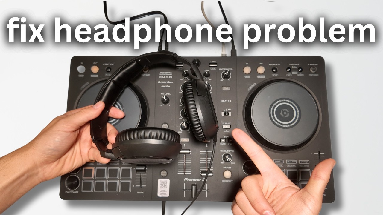 How to Fix Headphone Problem on Pioneer DDJ-FLX4 (Easy Tutorial)