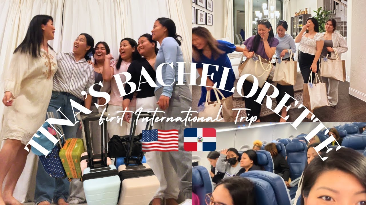 TINA’s BACHELORETTE TRIP~Day 1 | OUR 1st INTERNATIONAL TRIP IN 10 years | Nepali Girls In 🇩🇴