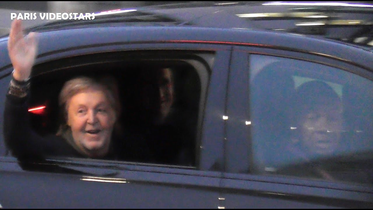 Paul McCartney arriving at his show @ Paris 5 december 2024 Nanterre Arena La Défense