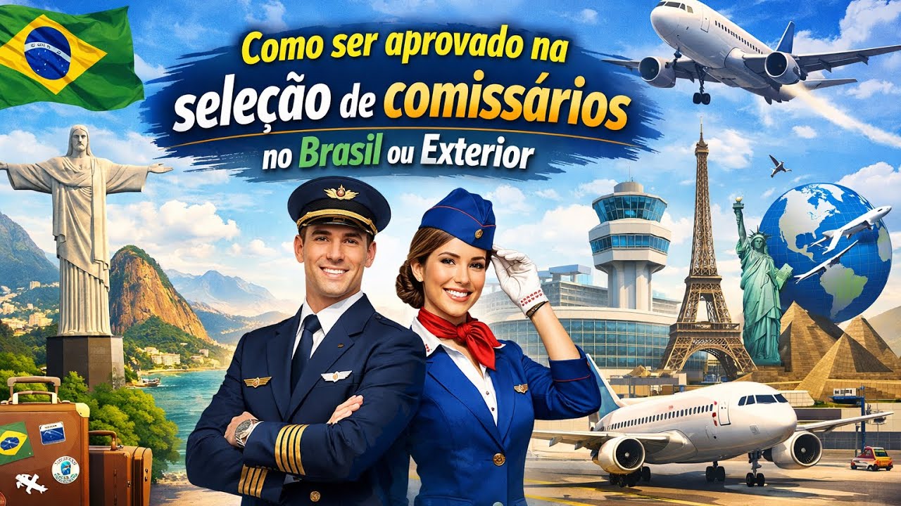 Aula 4 - Como ser aprovado em sua próxima seleção de comissários