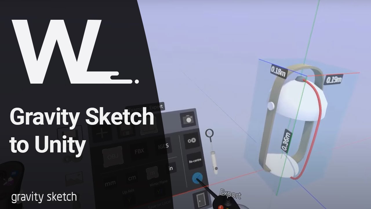Export from Gravity Sketch to Unity - Workflows