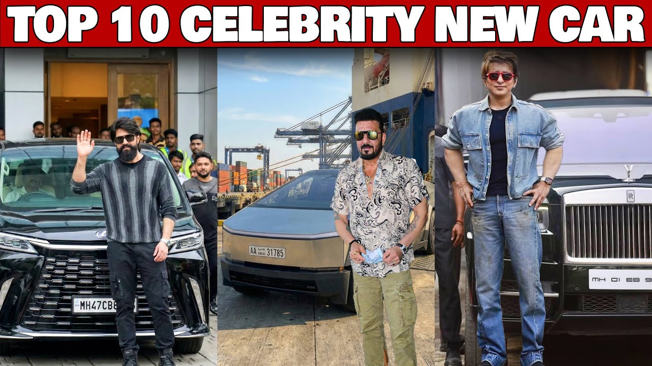 Top 10 Celebrity Bought New Cars