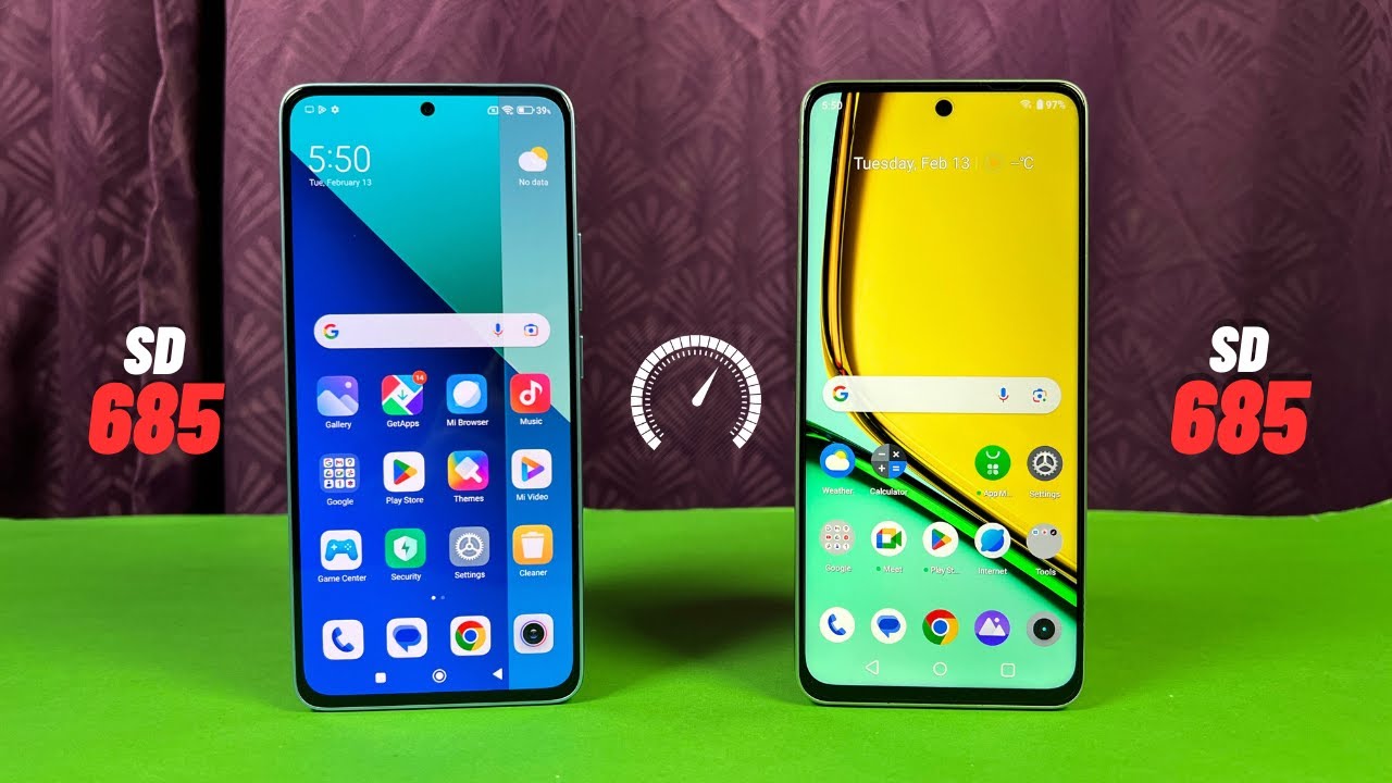 Xiaomi Redmi Note 13 vs Realme C67 - Speed Test & Comparison!