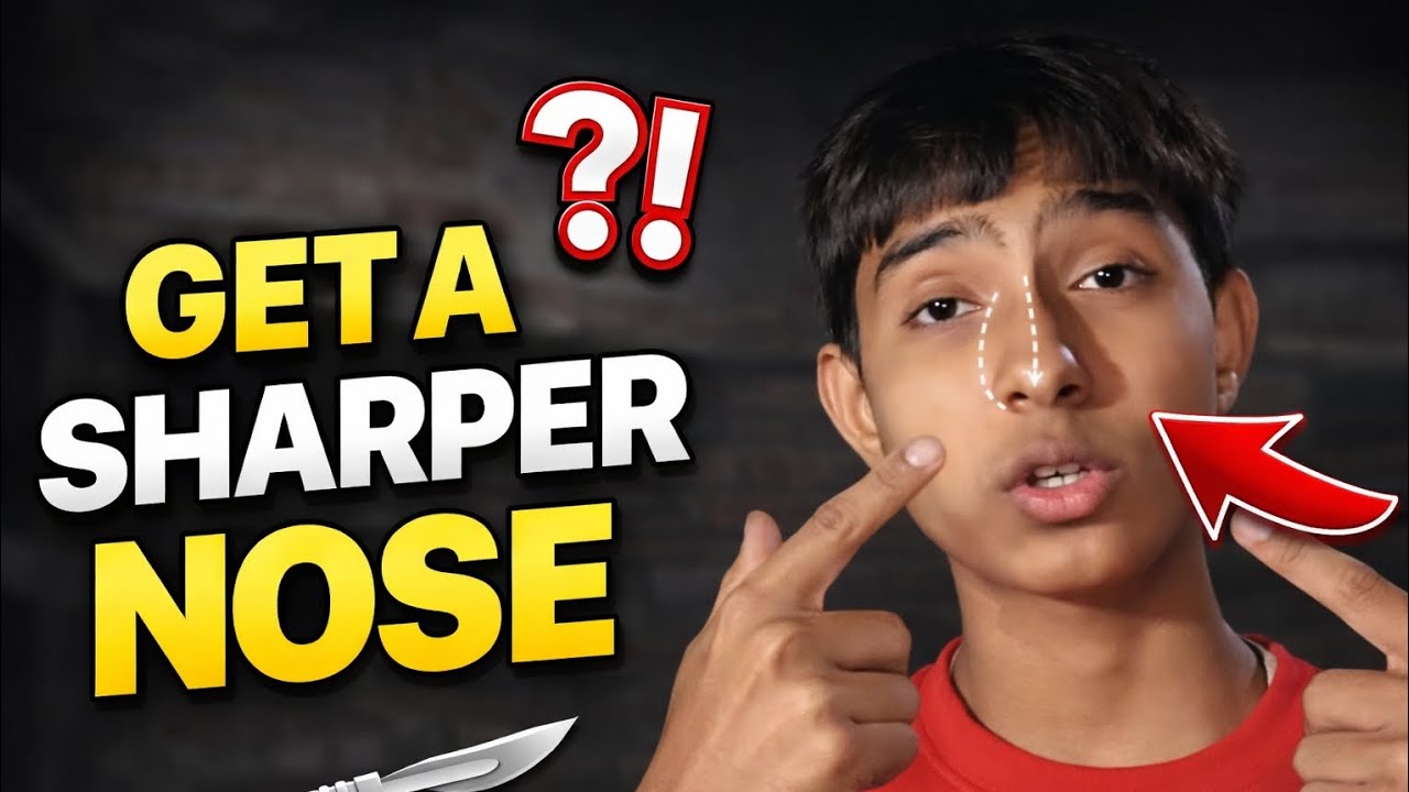 How To Get A Sharper NOSE...(The King Of Looksmaxxing).