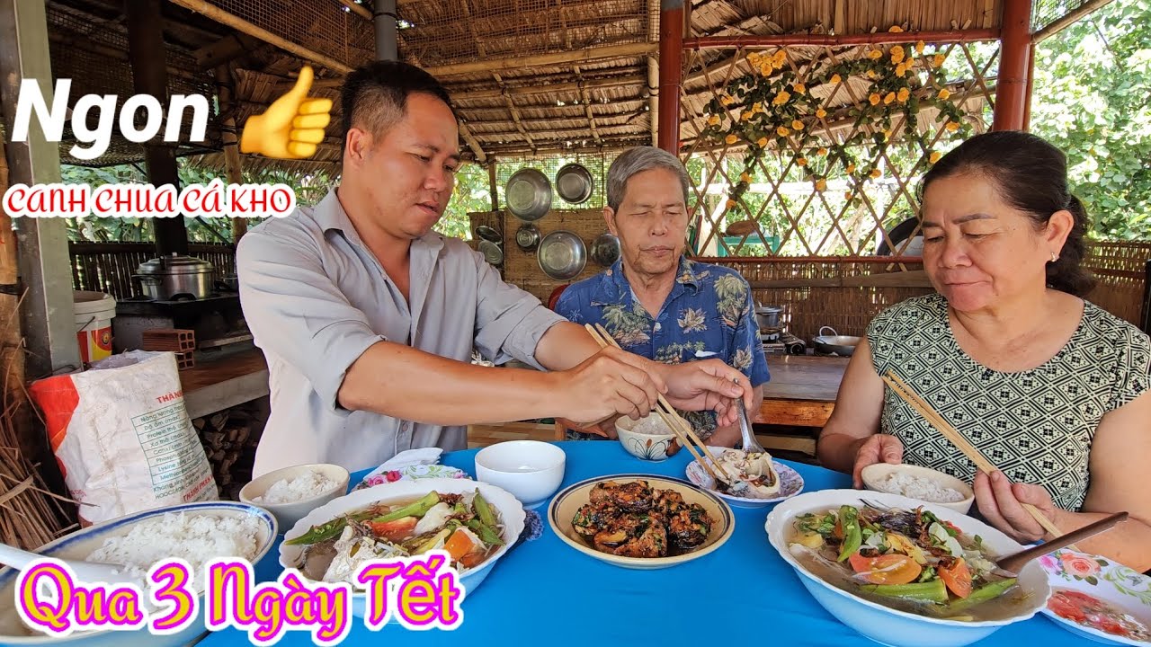 Qua 3 Ngày Tết Toàn Thịt… Nay Đổi Vị Với Canh Chua Cá Kho Cực Đã!