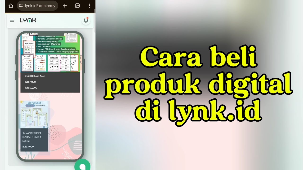 Cara membeli produk digital di lynkid