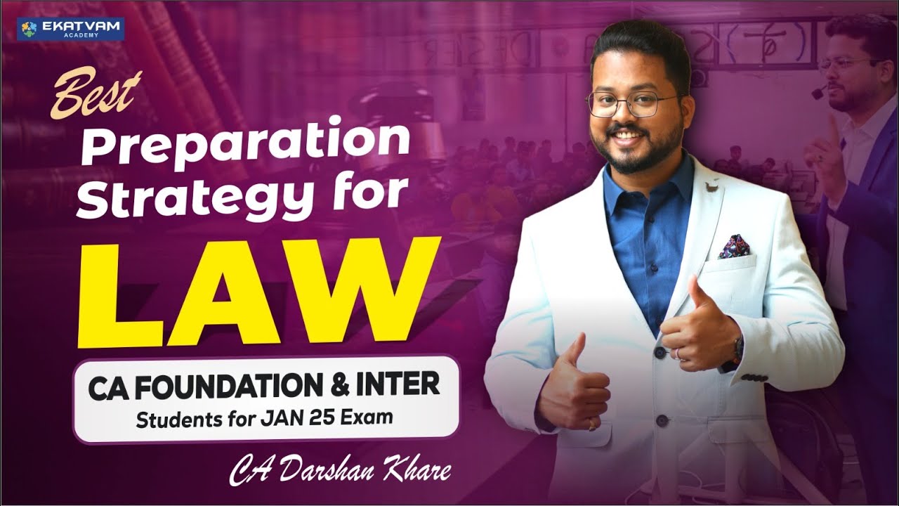 😍 Jan 2025 LAW Preparation Strategy 😍 | Inter & Foundation | Free Fast-Track, Revision & QnA 📘🚀