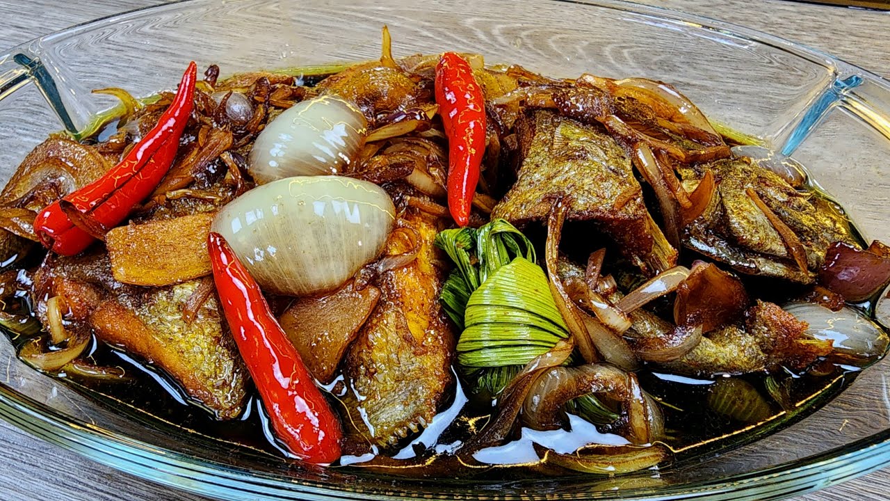 Ikan Bawal Masak Kicap Berkuah Bertambah² Nasi!! | Tips² Goreng Ikan
