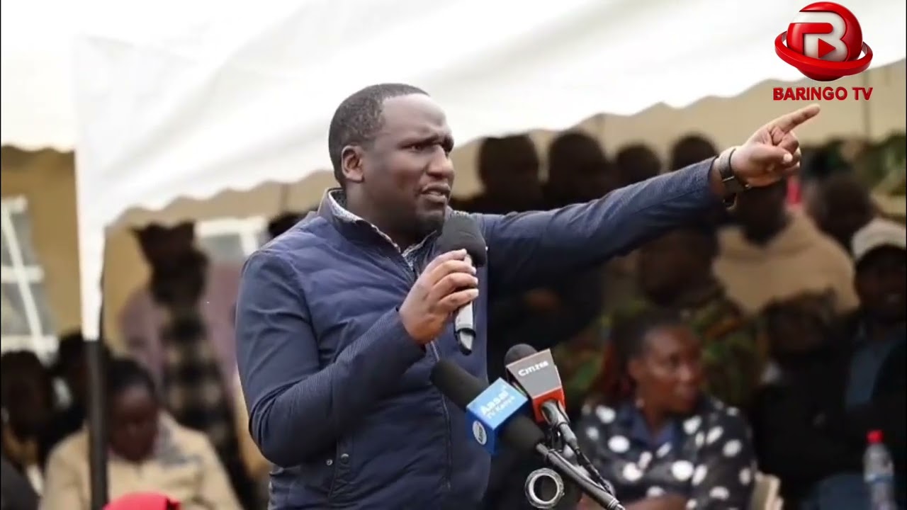 Sen.leader Aaron Cheruiyot at pains after former DP Rigathi held a WANTAM rally in Rift valley
