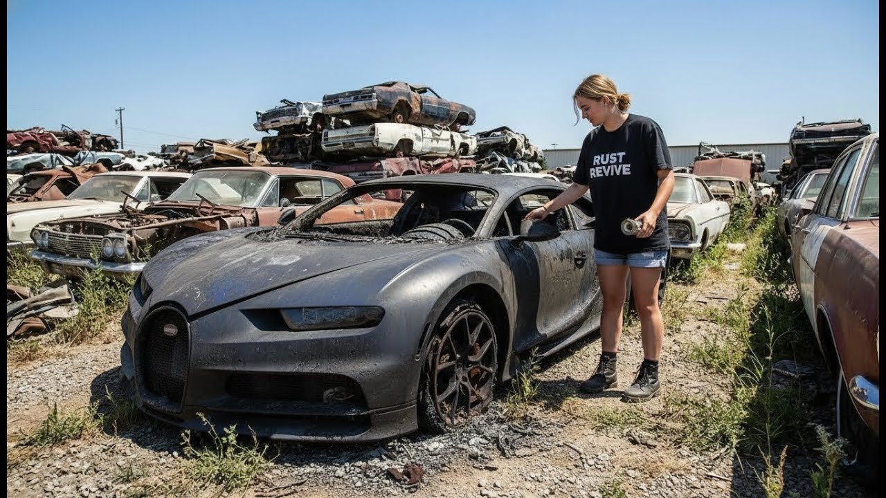 ASMR Car Restoration | Burnt Bugatti Chiron Reborn to Luxury Showroom
