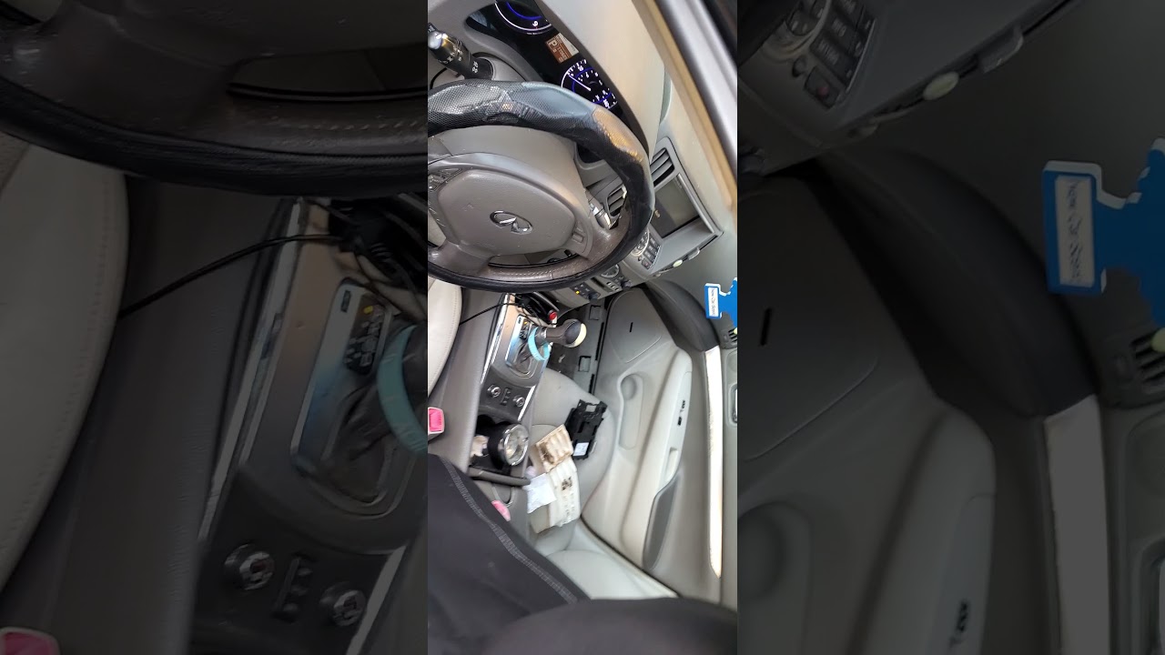 Infiniti G37 No Starting Found Full water Under The Carpet and Body Control Module part  2