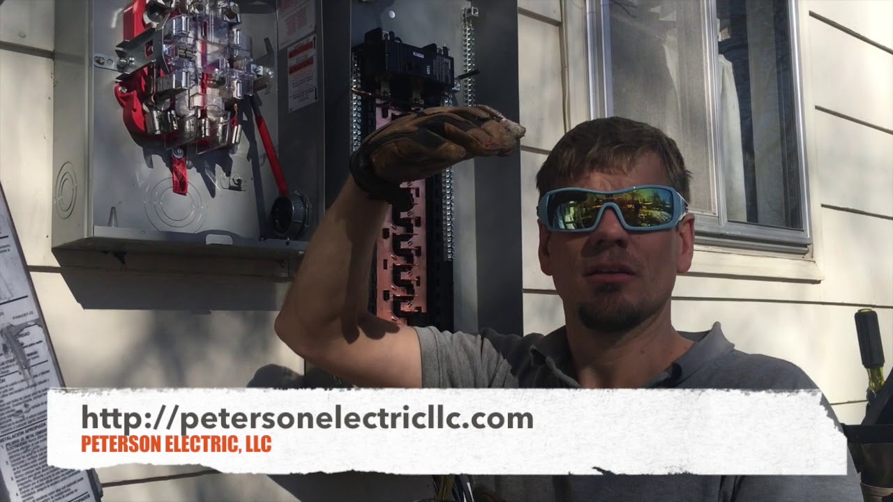 Residential Electrical Service Change With Bypass Lever Meter