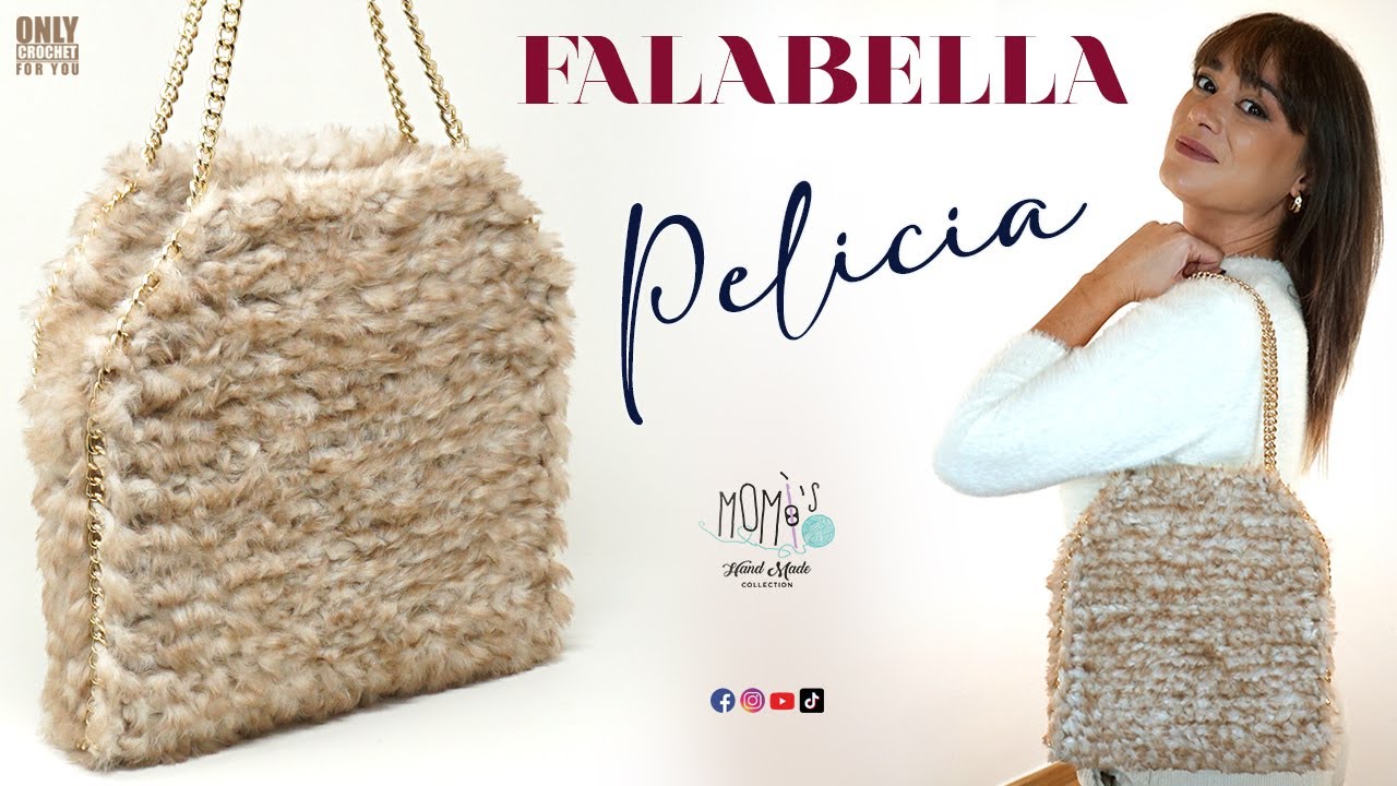 TUTORIAL FALABELLA PELICIA || EASY CROCHET BAG 🌻@Momì's #crochet #tutorial #falabella