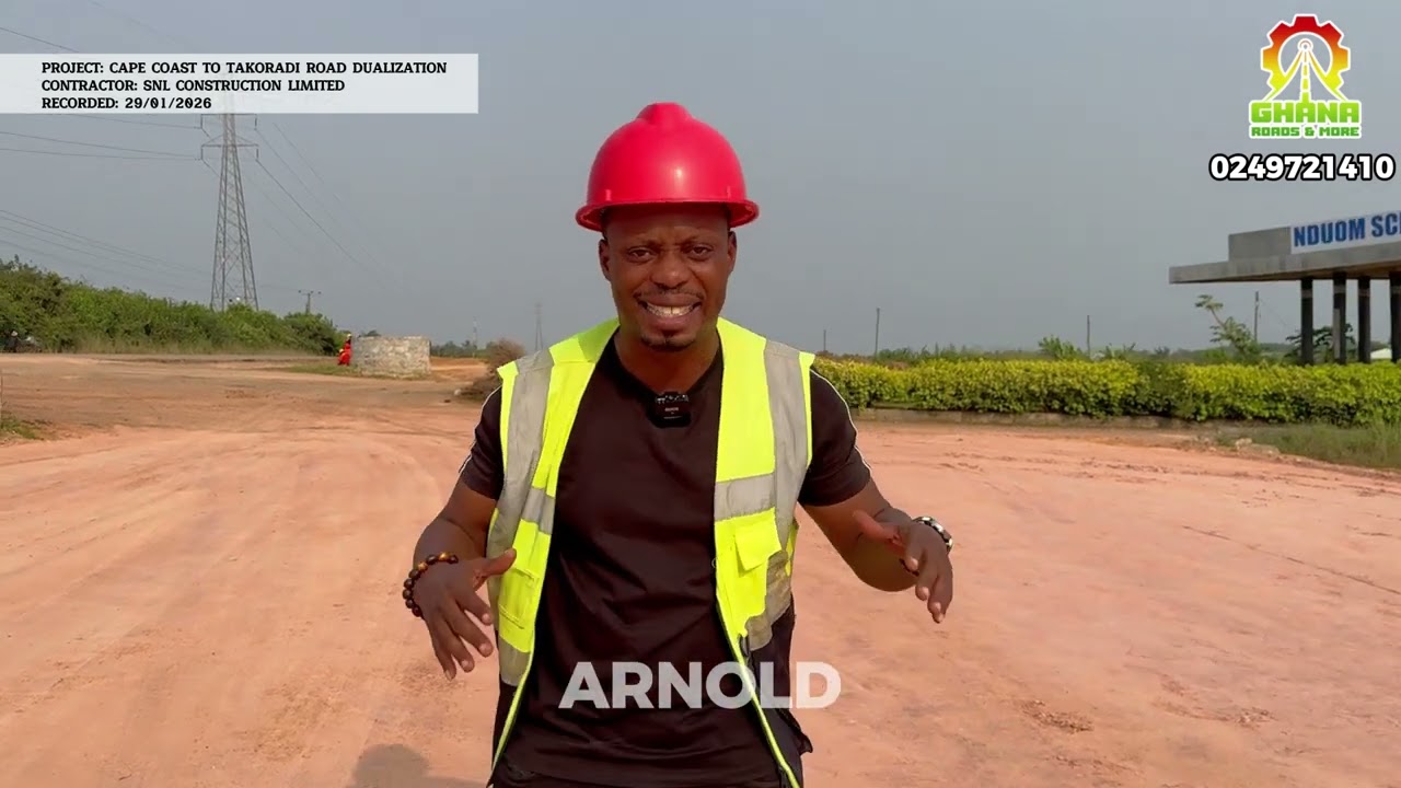 BIG PUSH IN CAPE COAST: This is lot 1 of the Cape Coast to Takoradi dualization. See the work done