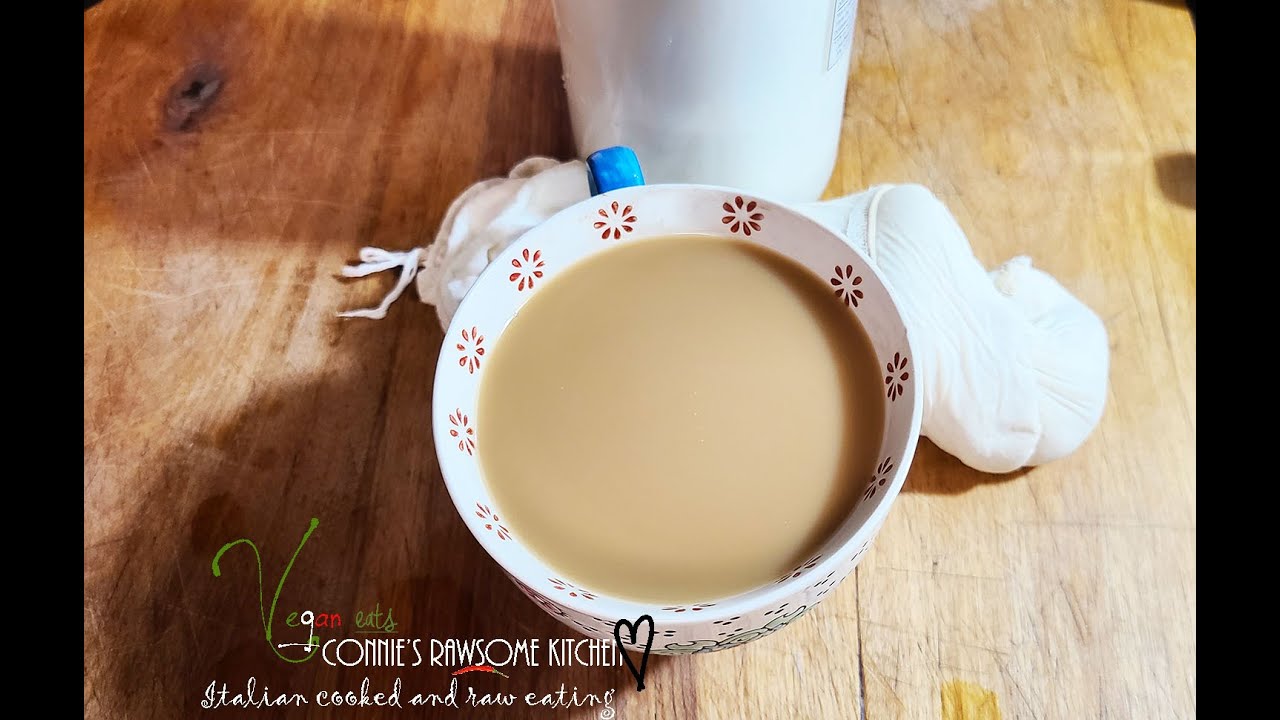 MY NEW VEGAN MILK....MY BEST ONE YET  | Connie's RAWsome kitchen
