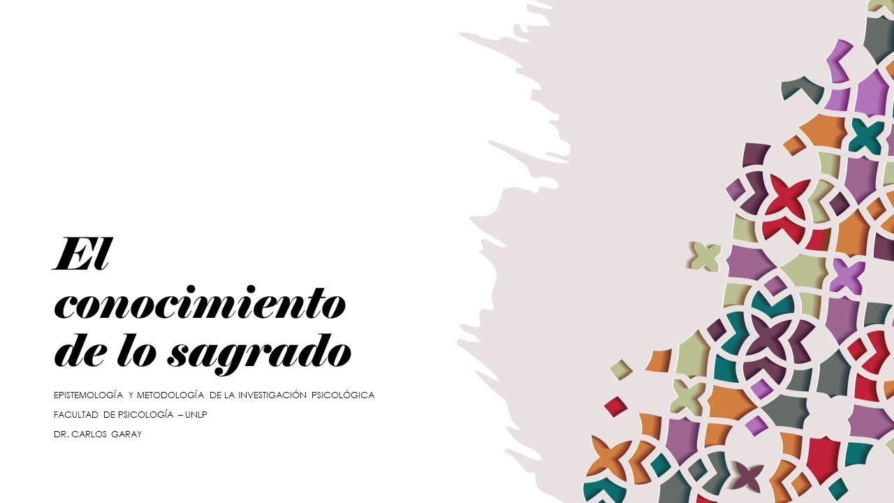 Clase 05: Lo sagrado, lo profano y el origen de la noción de causa - Epistemología UNLP