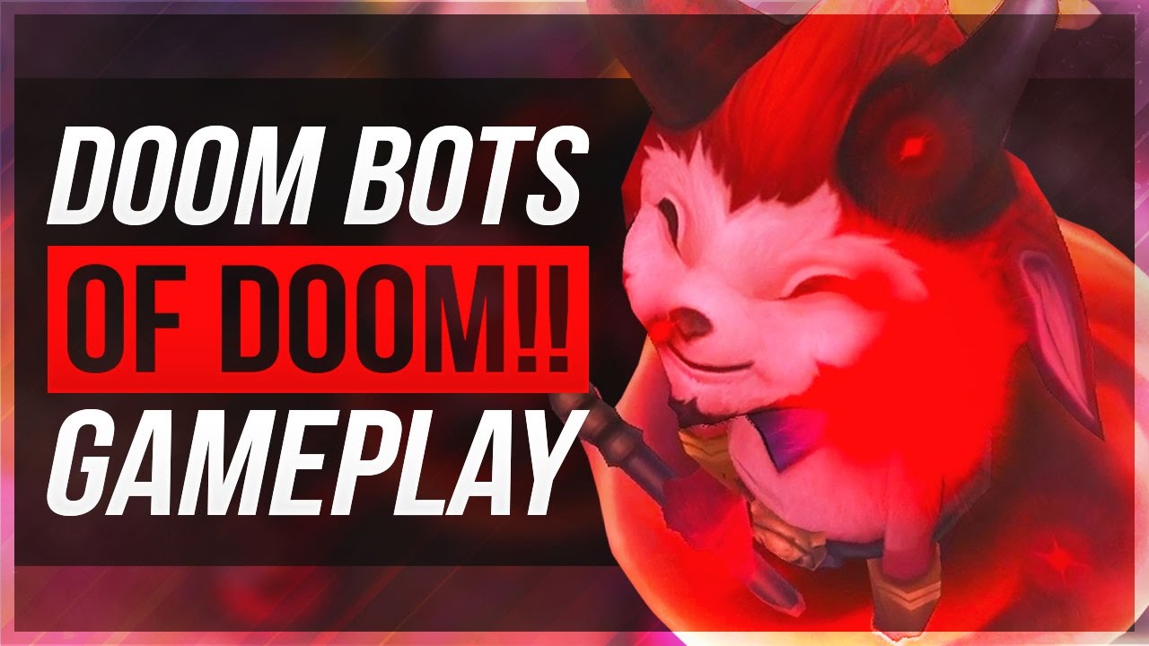 DOOM BOTS OF DOOM GAMEPLAY! - Huge Devil Teemo Boss!! - League of Legends