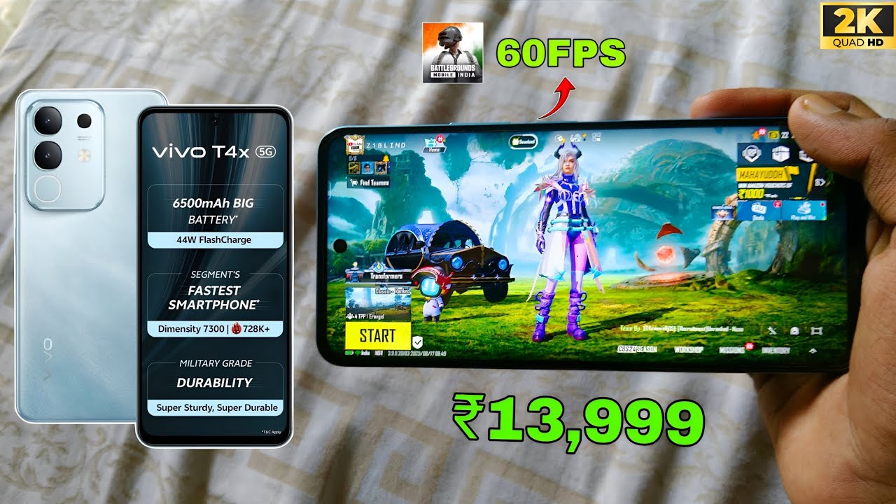 Vivo T4x 5G - Gaming Test