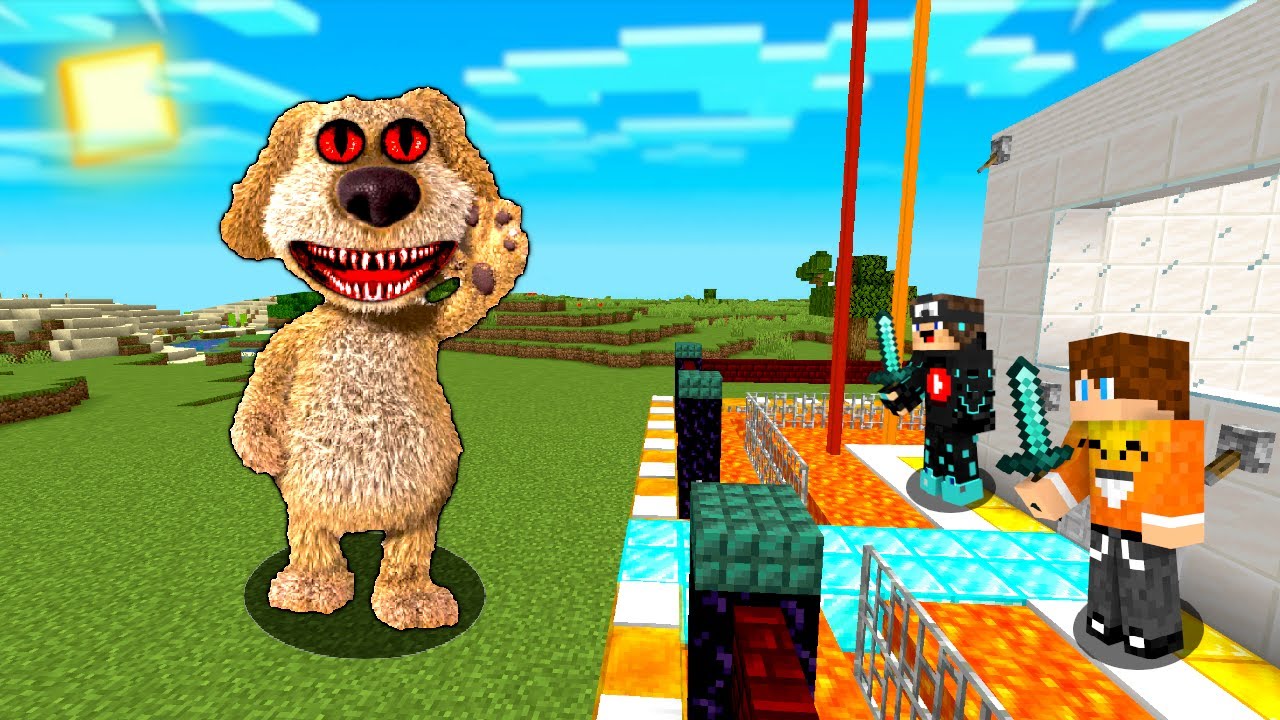 TAJNA BAZA vs TALKING BEN w Minecraft!