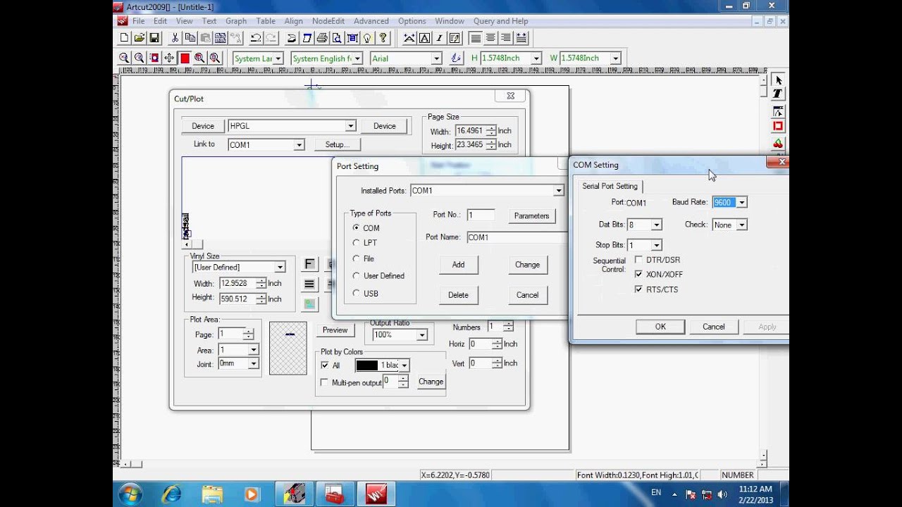 REDSAIL Artcut2009 Use Video
