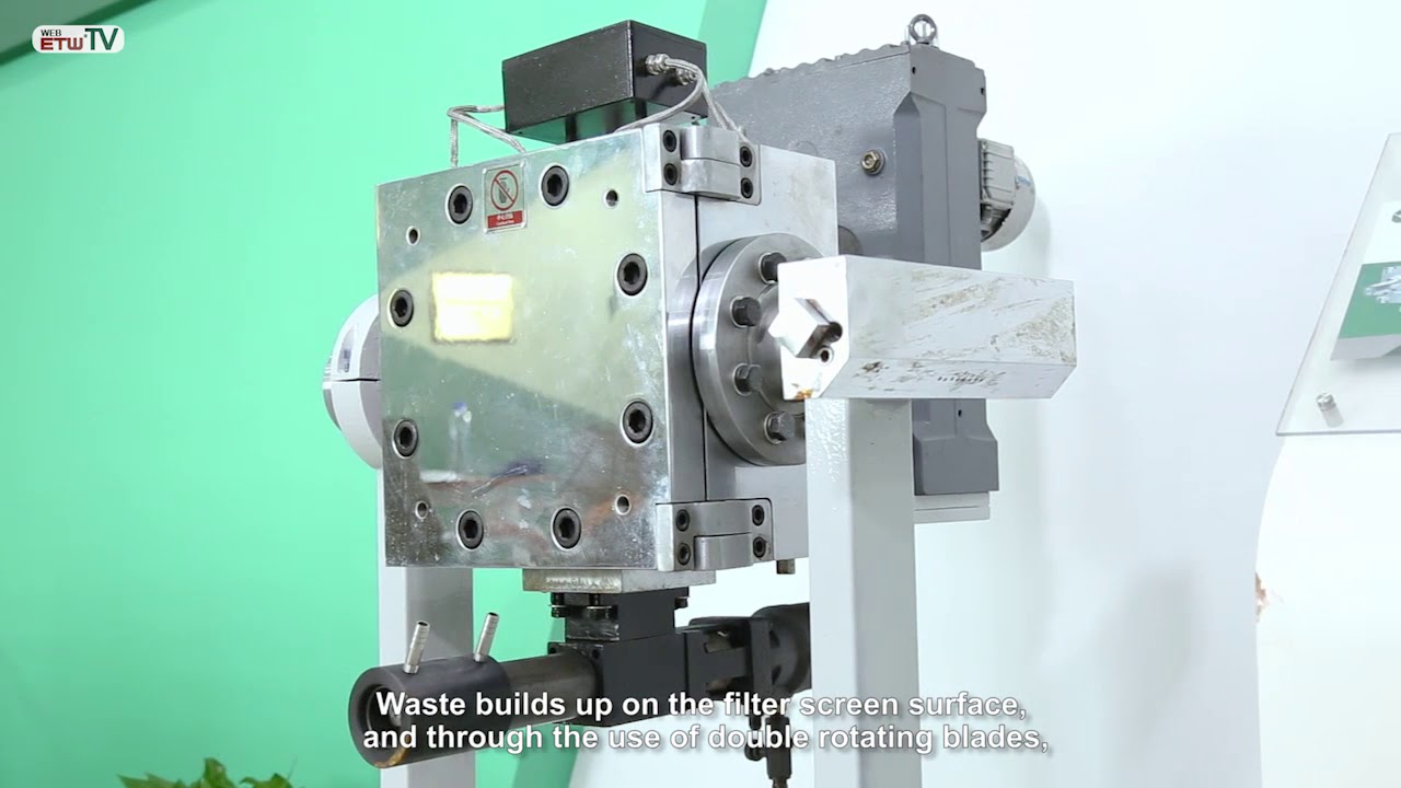 No Mesh Melt Filter / Automatic Screen Changer For Plastic Pelletizing Line