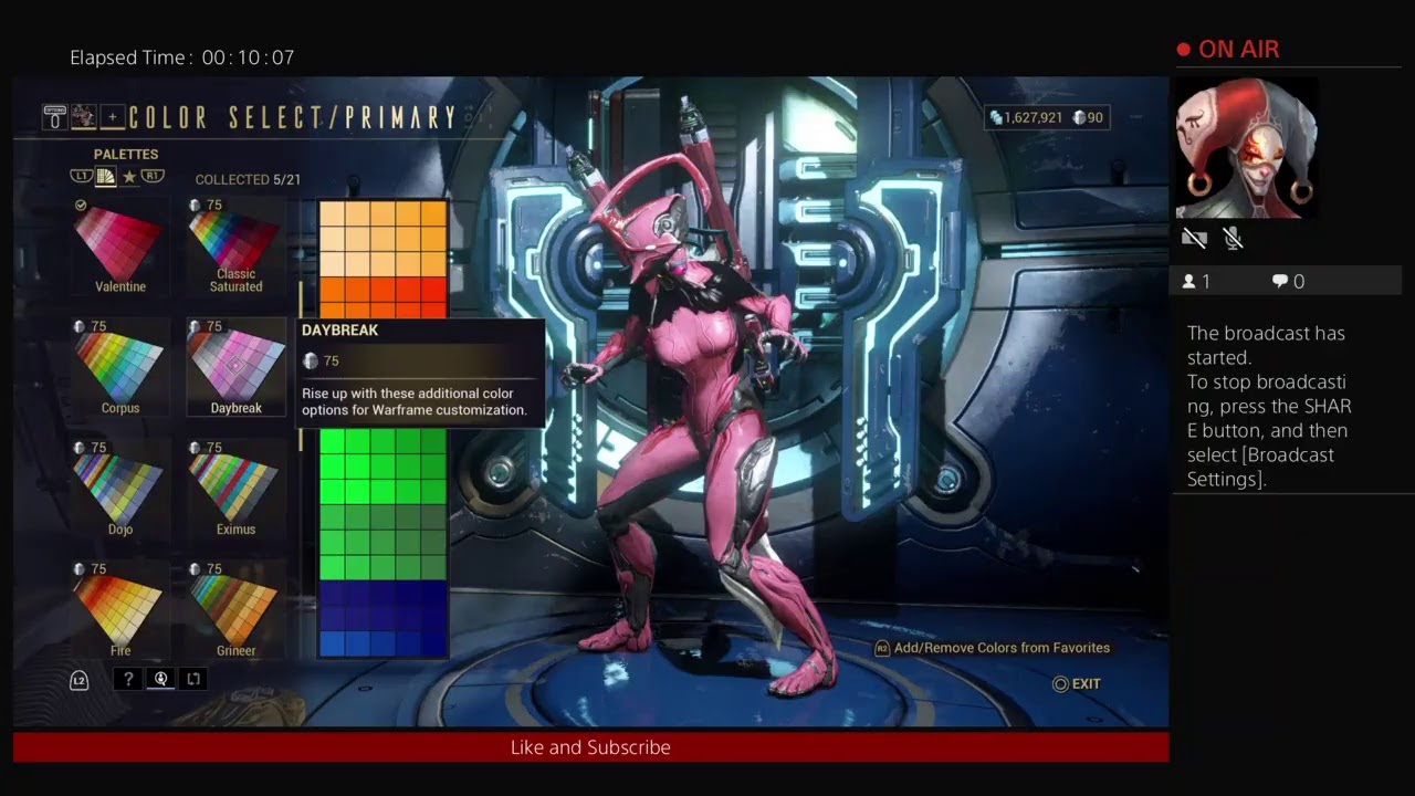 Warframe chill stream