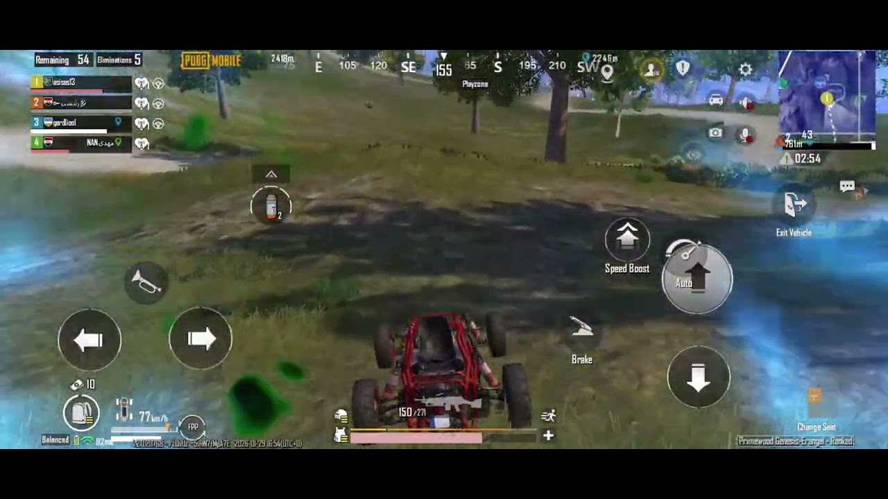 Playing PUBG Mobile
