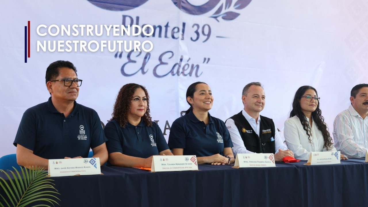 Plantel 39 El Edén: 30 años creciendo juntos