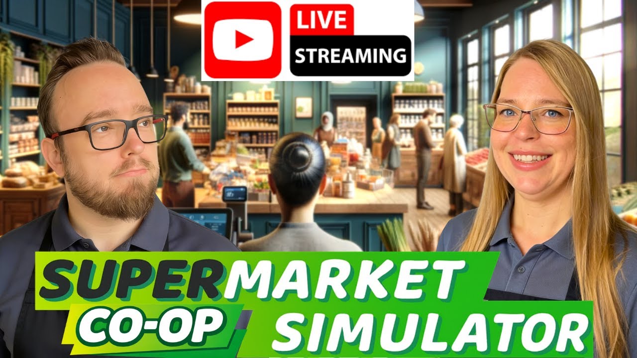 Den 4. Januar går vi LIVE iSupermarket Simulator!