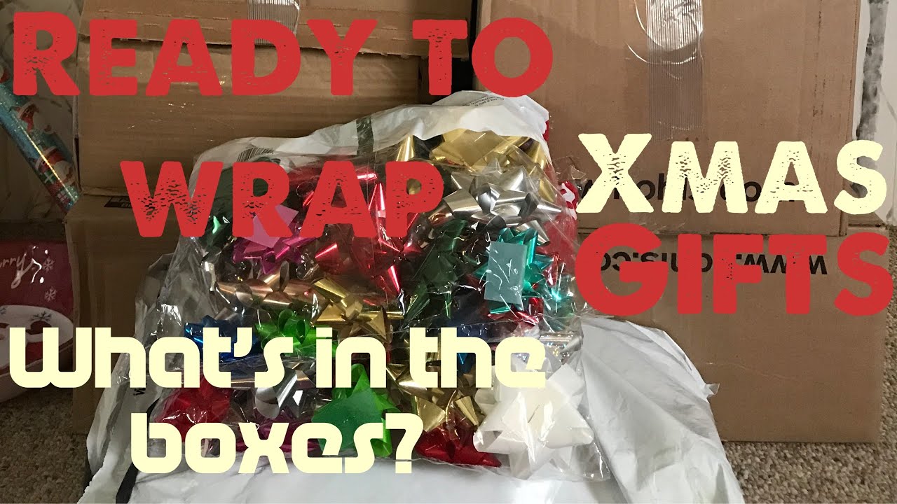 UNBOXING STUFF & WRAP FOR CHRISTMAS |MJ in the USA