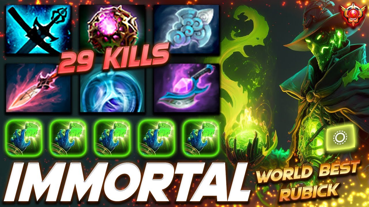 Rubick Immortal Ownage World Best Mage - Dota 2 Pro Gameplay [Watch & Learn]