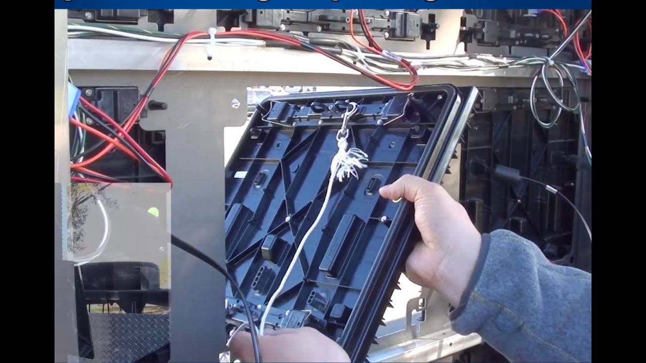 Daktronics: Rear Access Module Removal