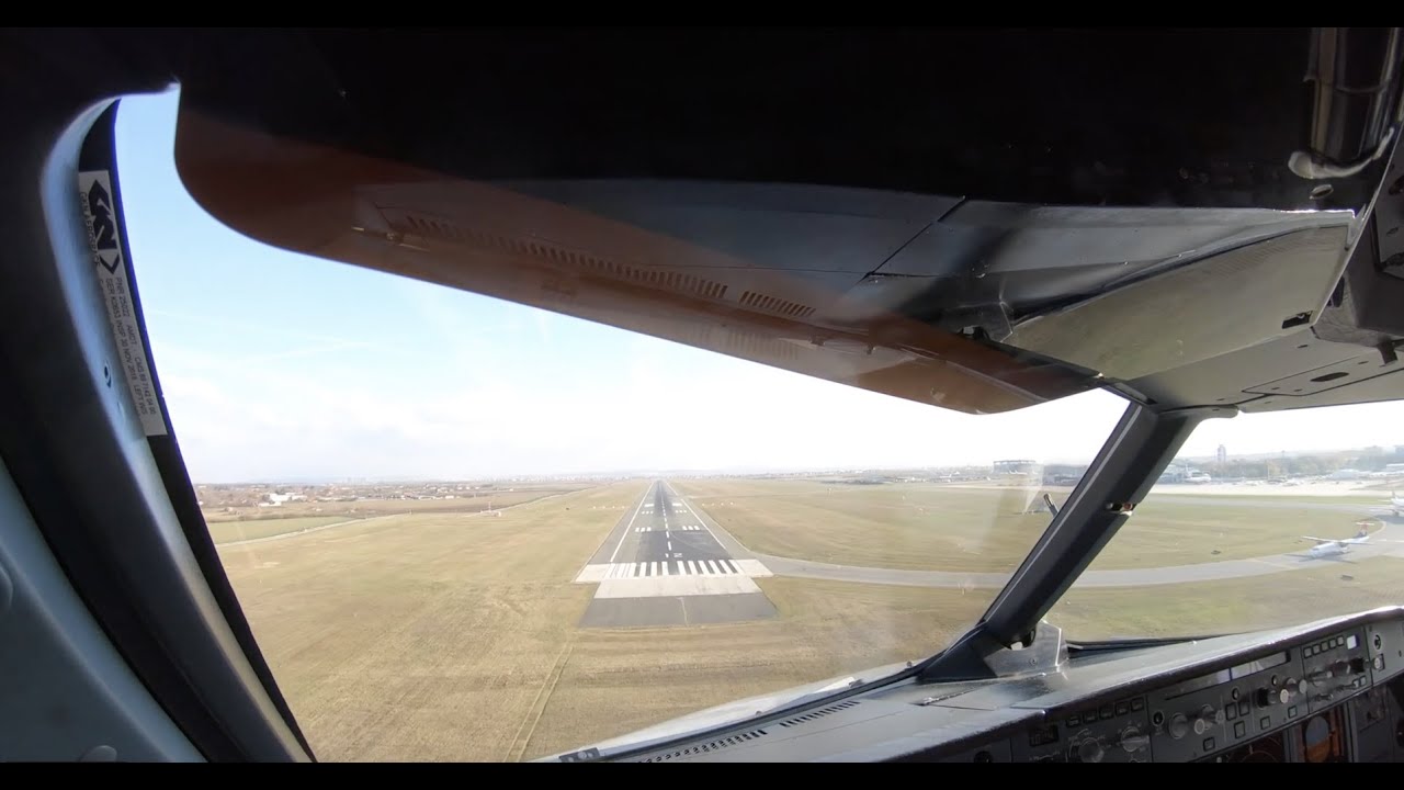 BEG 🇷🇸 Belgrade Nikola Tesla Airport (LYBE) 🛬  Approach, Landing and Taxi In 👉 Captain Max View [4K]