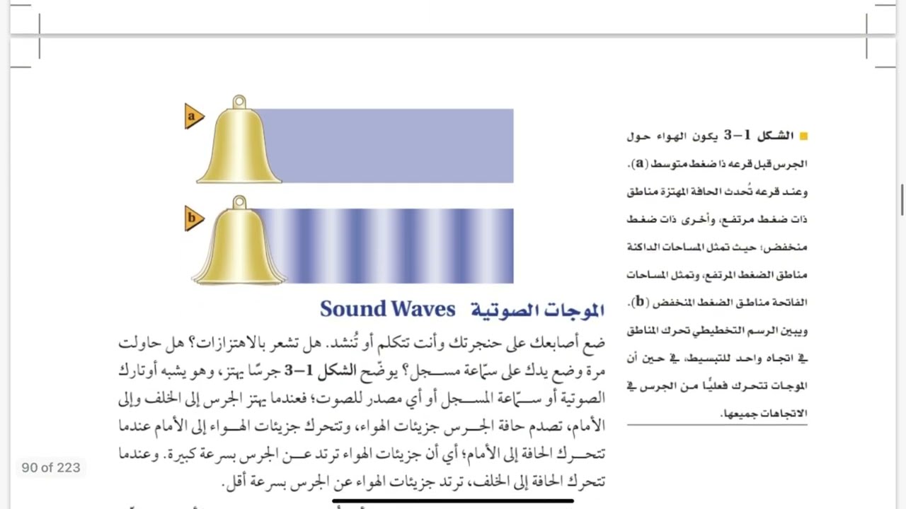 خصائص الصوت والكشف عنه /فيزياء ثالث ثانوي الفصل الدراسي الاول /الجزء الاول