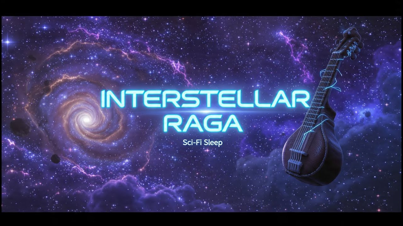 INTERSTELLAR RAGA JOURNEY – SPACE SYNTH & CLASSICAL SITAR | SCI-FI SLEEP & DREAMING
