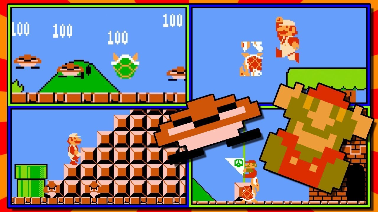 Super Mario Bros. Enemy Physics Randomizer! | Funny Enemies
