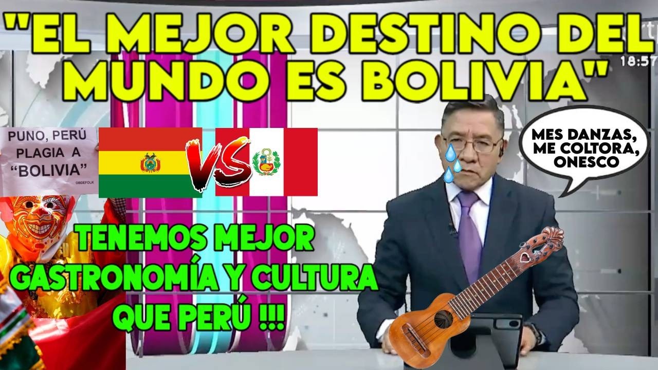 BOLIVIANO: TENEMOS MEJOR GASTRONOMÍA Y CULTURA QUE PERÚ