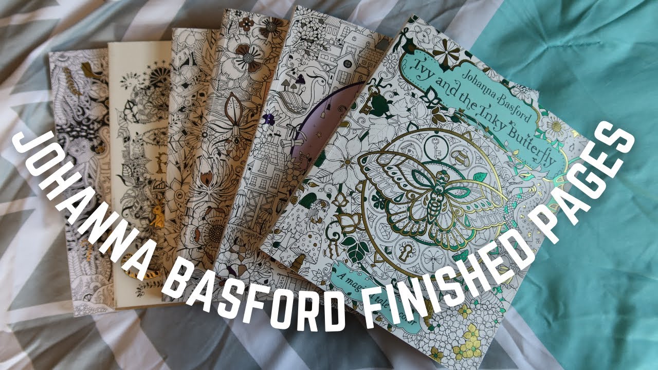 ALL of my johanna basford finished pages!