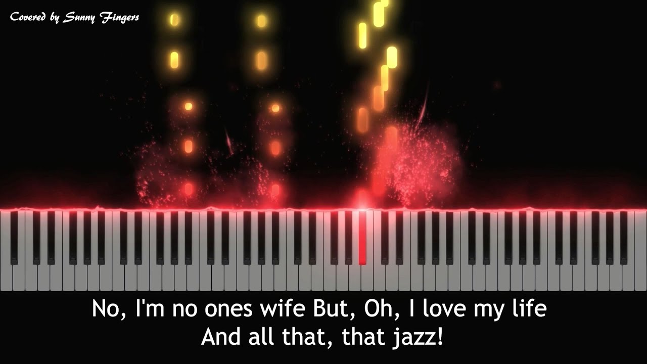 All that Jazz, Musical 'Chicago' OST(with Lyrics 가사) | piano cover by Sunny Fingers