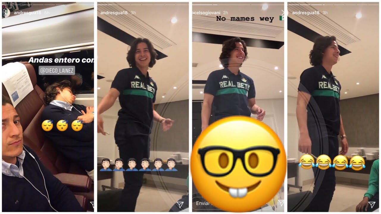 GUARDADO hace NOVATADA a Diego LAINEZ EN EL BETIS